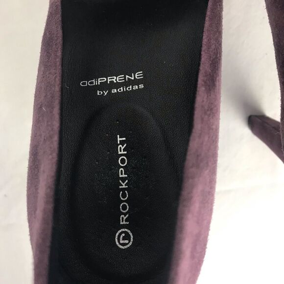 Rockport Janae Purple Suede Platform Heels Sz 10 - Picture 5 of 8